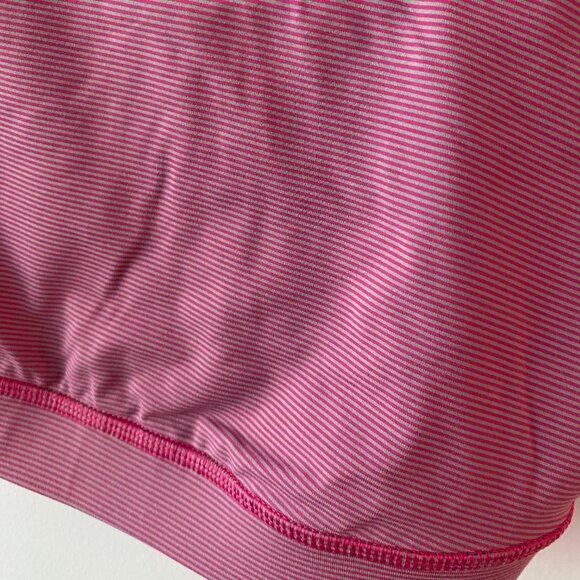 Lululemon Energy Bra Magenta Stripe Size 4 - Picture 3 of 4
